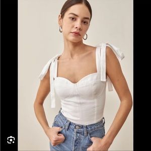 Reformation linen top